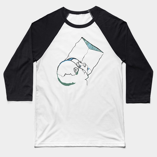 Single Line - ET Equality Baseball T-Shirt by MaxencePierrard